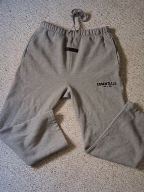 FEAR OF GOD Essentials Grey Sweatpants